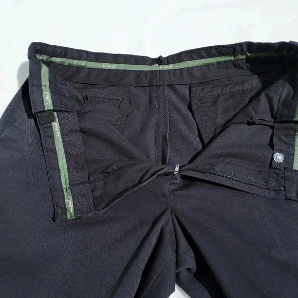 L.L.Bean Comfort Waist Dark Blue Mens Pants Size 38 - Picture 4 of 12
